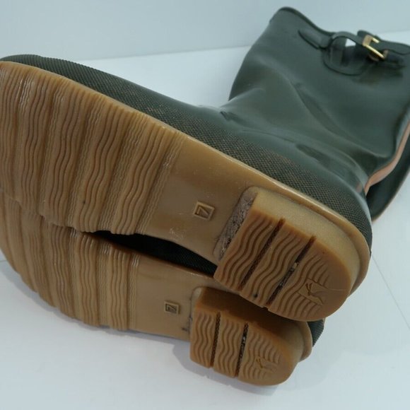 Tom Joules Green Wellie Adults UK Size 7 Wellington Boots Dog Walking Hiking - Picture 10 of 12